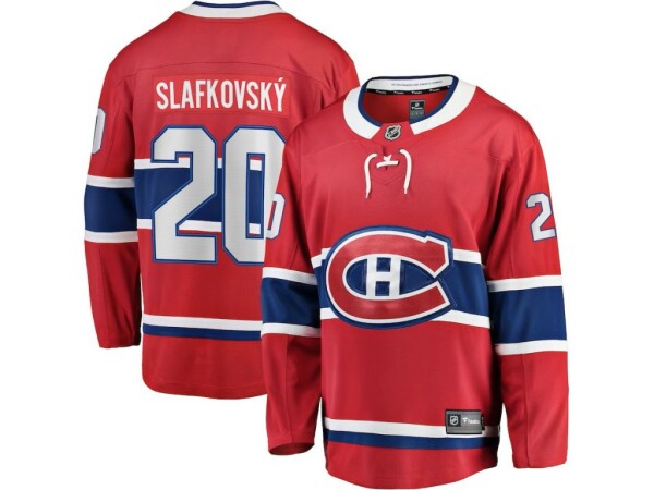 Fanatics Pánský dres Montreal Canadiens NHL Juraj Slafkovský #20 Breakaway Alternate Jersey Velikost: XXL, Distribuce: USA