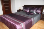DumDekorace Přehoz na postel fialové barvy s pruhovaným vzorem Pruhovaný vzor Šířka: 240 cm | Délka: 240 cm (+ 14,00 €) 2ks 50x60 cm (standard zdarma) Fialová Šířka: 240 cm | Délka: 240 cm (+ 14,00 €)