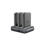 BMX SolidSafe™ nabíjecí stanice se 3 sloty pro powebanky SolidSafe 5K 10K černá (BMX-C986-3B-BL-B)