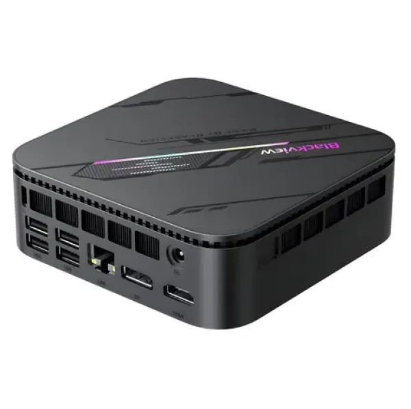 Blackview MP100 Pro šedá / Mini PC / AMD Ryzen 5 7430U / 16GB / 512GB SSD / Radeon Graphics / Wi-Fi 6 / BT 5.2 / W11 Pro (BVMP100PROR516512)