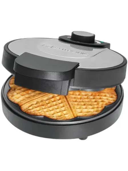 Clatronic WA 3492 / vaflovač / 1000 W / 4 vafle / tvar srdíček / nerez / černá (WA 3492)