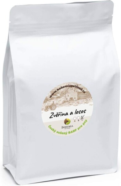 BOHEMIA BARF Zvěřina a Losos C Hmotnost: 2 Kg BOHEMIA BARF Zvěřina a Losos C