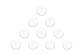 EKWB EK-Quantum Torque Plug Cover 10-Pack - White (3831109904312)
