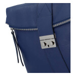 Krásný dámský kožený batůžek Sebastien, modrá