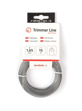 Žací struna Jarabák Dual Power kulatá 1,65 mm x 15 m