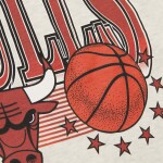 Mitchell & Ness Pánská mikina Chicago Bulls NBA Slammin Hoodie Oatmeal Heather Velikost: M