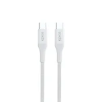 Epico pletený PD kabel USB-C na USB-C 2m bílá (9915141100001)