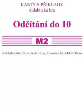 Sada kartiček M2 - odčítání do 10 - Zdena Rosecká