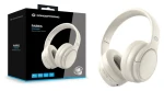 Conceptronic Bluetooth Headset krémová / Sluchátka / Bluetooth 5.4 / Skládací / Výdrž 30 h (PARRIS03C)