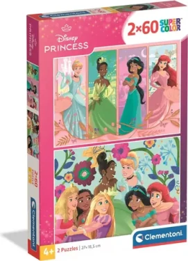 CLEMENTONI Puzzle Disney princezny