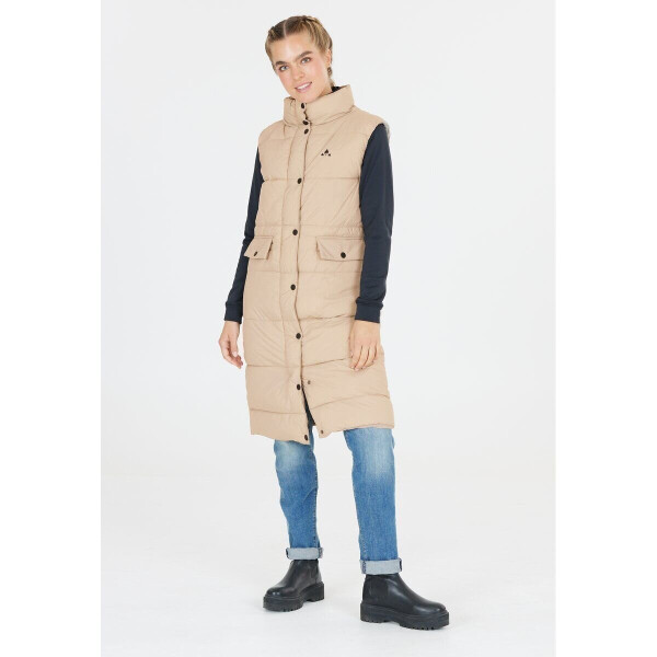 Dámská vesta Whistler Amaretto W Long Puffer Vest Velikost: 42