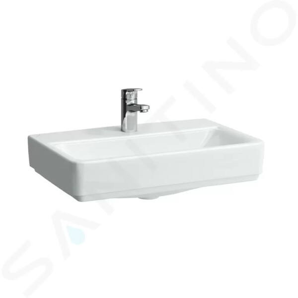 Laufen - Pro S Umyvadlo Compact, 550x380 mm, 1 otvor pro baterii, bez přepadu, bílá H8179580001561