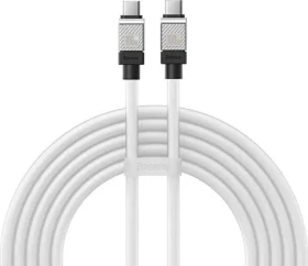 Baseus CAKW000302 Kabel USB-C (M) - USB-C (M) 2 m bílá / 100W (CAKW000302)