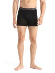 Pánské merino boxerky ICEBREAKER Mens Anatomica Boxers, Black velikost: XS