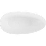 MEXEN - Milano volně stojící vana litý mramor 150 x 82, bílá mat 57301508500