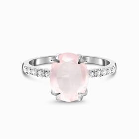 Emporial stříbrný prsten GU-DR10789R-SILVER-ROSEQUARTZ-TOPAZ Velikost: 7 (EU: 54-56)