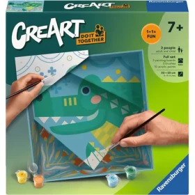 Ravensburger CreArt Do it together – Krokodýl – malování podle čísel