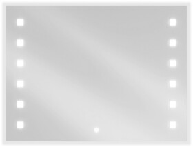 MEXEN - Ner zrcadlo s osvětlením 80 x 60 cm, LED 600 9809-080-060-611-00