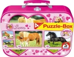 SCHMIDT Puzzle Koně 4v1