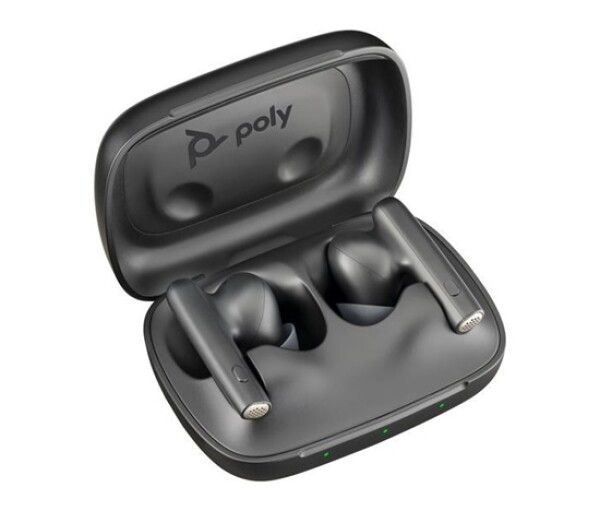 Poly Voyager Free 60 bluetooth headset, BT700 USB-C adaptér, nabíjecí pouzdro, černá EDF_1457838