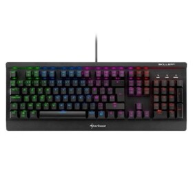 Sharkoon Skiller Mech SGK3 Red / Herní drátová klávesnice / USB / Spínač: Kailh Red / RGB podsvícení / DE layout (4044951019700)