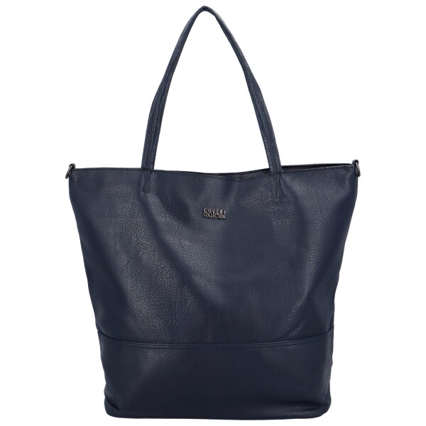 Trendová dámská koženková kabelka přes rameno Ramira, modrá