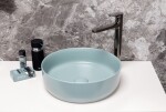 Vysoká umyvadlová baterie SAT Dark bez výpusti PVD Gun Metal SATBSDA285P SATBSDA285P