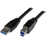 StarTech USB-A na USB-B 5 m černá / Kabel / USB 3.0 / 5 Gbit/s (USB3SAB5M)
