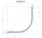 RAVAK - Pivot Sprchový kout čtvrtkruhový PSKK3-90, 870-895 mm, chrom/čiré sklo 37677C00Z1