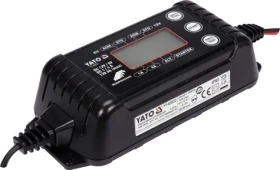 YATO Nabíječka baterií 4A 6/12V LCD / Nabíječka autobaterií / mikroprocesor / 1,2-120 Ah / WET GEL AGM (YT-83033)