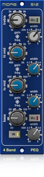 Midas PARAMETRIC EQUALISER 512 V2