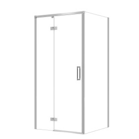 CERSANIT - SET C114 Sprchový kout Larga, levý, 100x80x195, chrom, čiré sklo S601-314