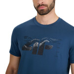 Pánské tričko 4F M2359 sea green 4FWAW25TTSHM2359 46S pánské S