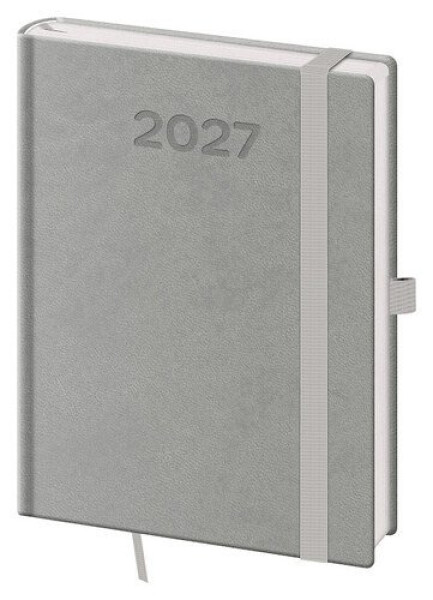 Diář 2027 týdenní B6 Print Pop - šedá