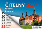 Stolní kalendář 2027 Helma Čitelný týdenní