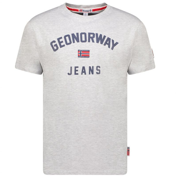 Geographical Norway Jassier 254 M SY1361H/GN-Síťované šedé tričko L