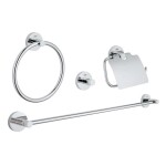 GROHE - Essentials Sada doplňků do koupelny 4 v 1, chrom 40776001