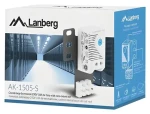 Lanberg AK-1505-S šedá / Termostat / 19" RACK a DIN lišta / spínací proud 10 A / -20 až 80 °C (AK-1505-S)