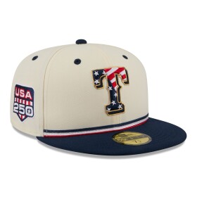 New Era Pánská kšiltovka Texas Rangers MLB 2026 4th of July USA 250 59FIFTY Fitted Velikost: 7 1/8