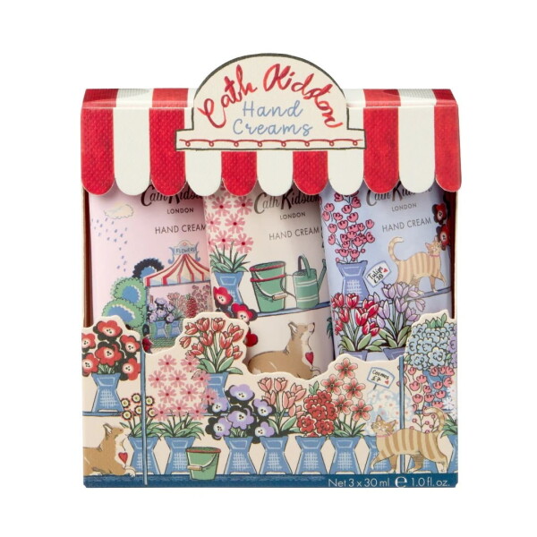 Cath Kidston Krém na ruce The Flower Market – 3 × 30 ml, multi barva, plast