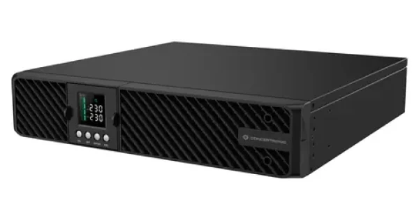 Conceptronic UPS 1000VA/1000W Rack/Tower černá / UPS / Online (Double-Conversion) / 8x IEC C13 / LCD displej (ZEUS51E1K)