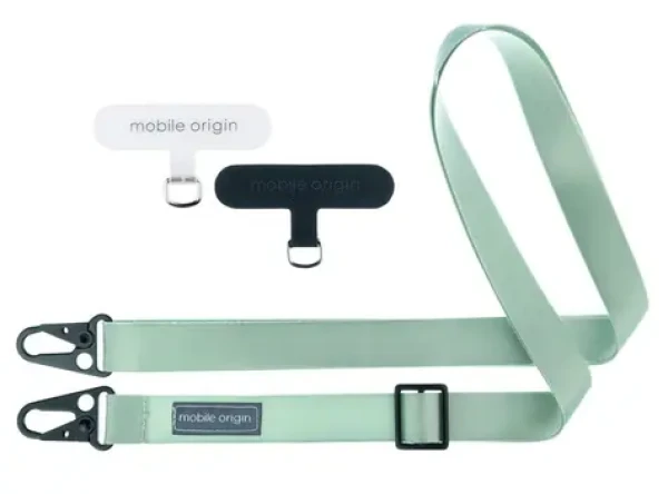 Mobile Origin Lanyard tape 25mm šňůrka olivově zelená / 84 - 165cm (LYT-UNI-GRN)