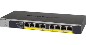 Netgear GS108LP / Switch / 8x Gigabit / Flexible PoE+ / neřízený (GS108LP-100EUS)