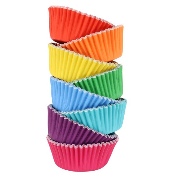 PME Košíčky papírové s fólií Mix barev, pr.50mm, v.28 mm, 100 ks