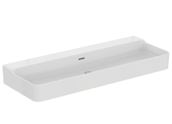 IDEAL STANDARD - Conca Ceram Dvojumyvadlo 120x45 cm, s přepadem, bez otvoru pro baterie, bílá T380501