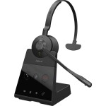 Jabra Engage 65 SE Mono Sluchátka On Ear DECT, kabelová mono černá Potlačení hluku Vypnutí zvuku mikrofonu, NFC