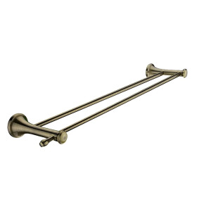 Nimco Lada staromosaz držák na ručníky dvojitý 64 cm LA 19061D-65 LA 19061D-65