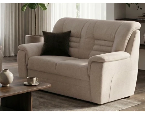 Dvojsedák Merlin, béžová látka