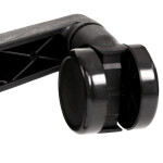 Kancelářská židle, potah bordó látka a černá síťovina MESH, houpací mech.