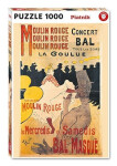 Puzzle Toulouse-Lautrec: La Goulue v Moulin Rouge 1000 dílků